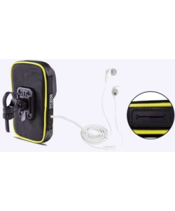 CUSTODIA PORTA CELLULARE PER BICI IN MICROFIBRA, 19X11X5,5 CM